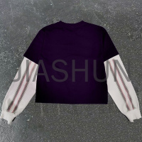 Vintage Wash Distressed Double Layered Long Sleeve T-shirt
