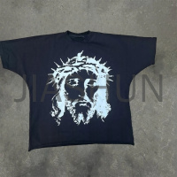 Heavyweight Oversized DTG Printed 100% Cotton T-Shirt