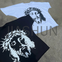 Heavyweight Oversized DTG Printed 100% Cotton T-Shirt