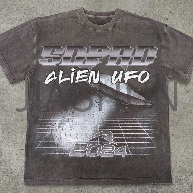 Custom Graphic T-Shirt · Vintage wash