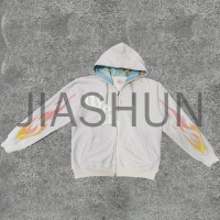 Heavyweight Cotton Acid Washed Rivet Cropped Hoodie