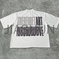100% Cotton Boxy Oversized Cropped T-Shirt with DTG Print