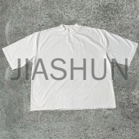100% Cotton Boxy Oversized Cropped T-Shirt with DTG Print