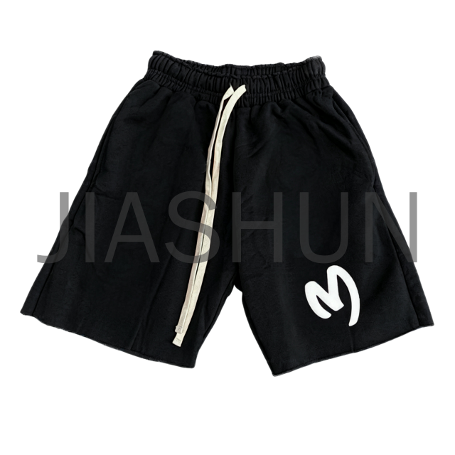 Custom Streetwear Shorts · Puff print