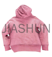 Acid Wash Distressed Heavyweight French Terry Hoodie