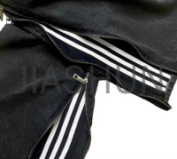 Washed Flared Jeans with Side-Opening