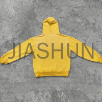 Heavyweight Cotton Acid Wash Distressed Hoodie with DTG Print