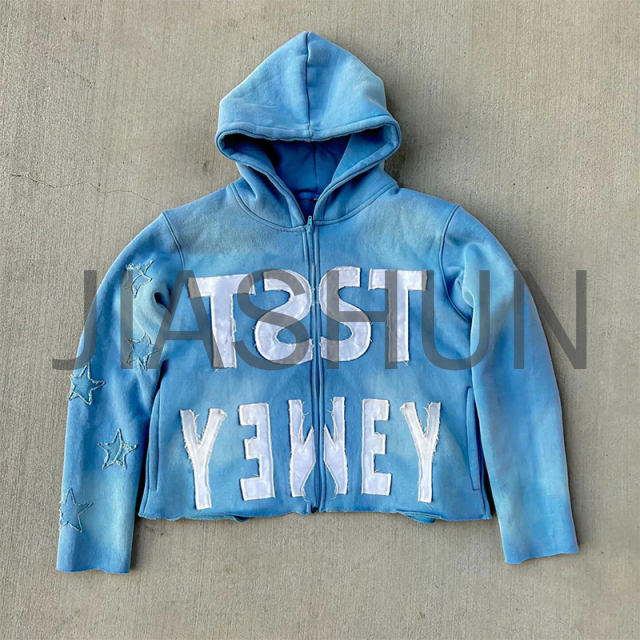 Custom Hoodie · Vintage wash · Embroidery