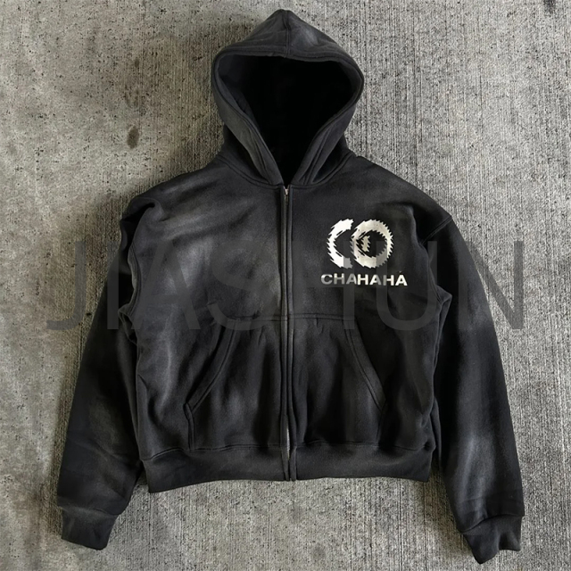 Custom Hoodie · Vintage wash · DTG print