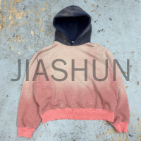 Heavy Cotton French Terry Acid Wash Sun-Faded Oversized Hoodie