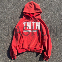 450 gsm Vintage Wash Cotton Screen Printed Graphic Hoodie