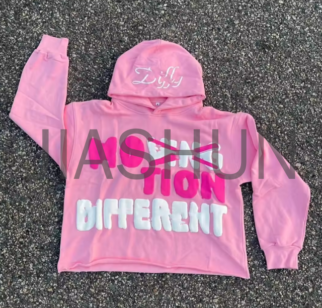 Custom Hoodie · Puff print