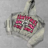 Heavyweight Vintage Distressed Oversized Acid Wash Hoodie