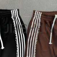 Pearl Baggy French Terry Jogger Sweatpants with Side Stripe