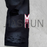 Distressed Acid Wash Oversized Wide Leg Baggy Sweatpants