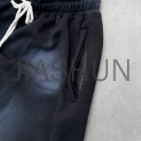 Distressed Acid Wash Oversized Wide Leg Baggy Sweatpants
