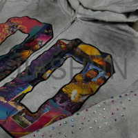 French Terry Distressed Dirty Wash Oversized Hoodie