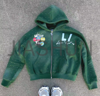 Custom Hoodie · Vintage wash · Embroidery