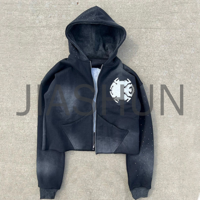 Custom Hoodie · Vintage wash · Embroidery