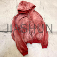 Acid Wash Rhinestone Hoodie