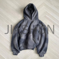 100% Cotton Vintage Acid Wash Oversized Hoodie