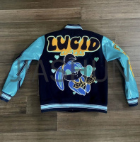 PU Varsity Bomber Jacket