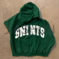 Cotton Anti-shrink Zip-Up Hoodie