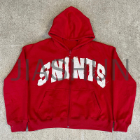 Cotton Anti-shrink Zip-Up Hoodie