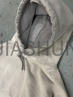 Heavyweight Acid Wash Vintage Distressed Sun-Faded Hoodie
