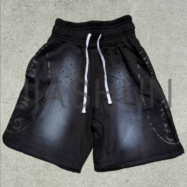 Custom Streetwear Shorts · Vintage wash · Screen print