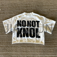 Vintage Wash Acid Wash Raw Cut Hem T-Shirt