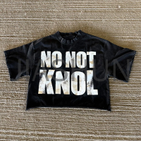 Vintage Wash Acid Wash Raw Cut Hem T-Shirt