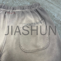 Vintage Wash Sun Faded Cotton Sweat Shorts