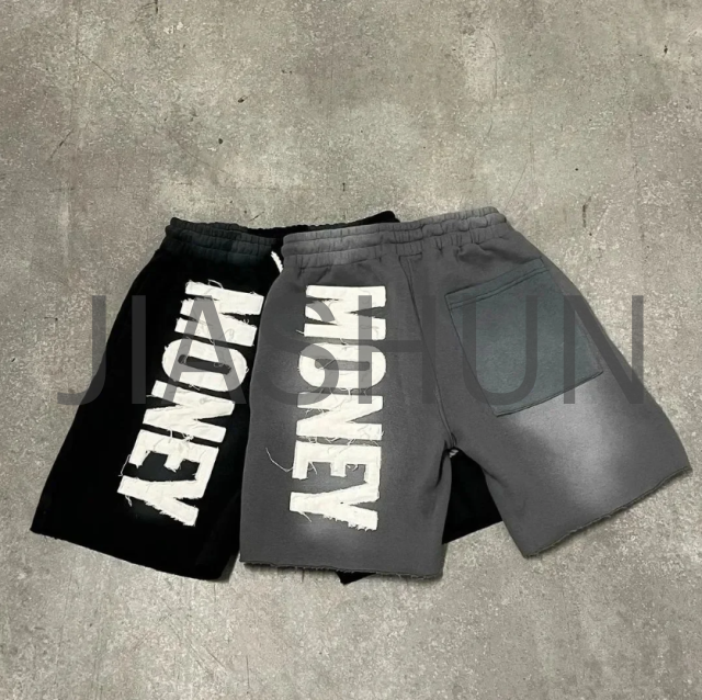 Custom Streetwear Shorts · Vintage wash · Embroidery