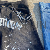 Custom Denim Shorts · Vintage wash · Embroidery