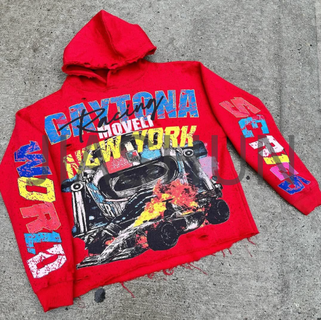 Custom Hoodie · Vintage wash · Screen print