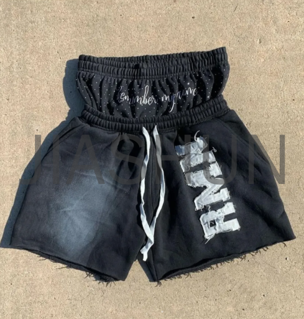 Custom Streetwear Shorts · Vintage wash · Embroidery