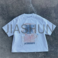 280 gsm Distressed Oversized T-Shirt with DTG Print