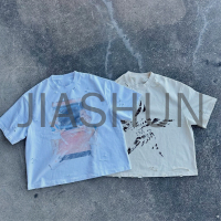 280 gsm Distressed Oversized T-Shirt with DTG Print