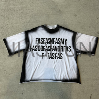 100% Cotton T-Shirt with Vintage Prints