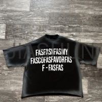 100% Cotton T-Shirt with Vintage Prints