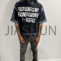 100% Cotton T-Shirt with Vintage Prints