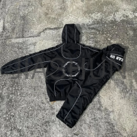 Waterproof Zip-Up Polyester Nylon Windbreaker Tracksuit