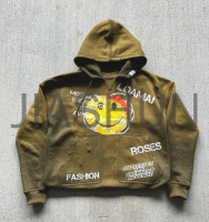 Breathable Waterproof Cotton Hoodie with DTG Print