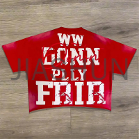 Acid Wash Oversized Graphic T-Shirt