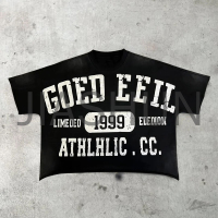 Acid Wash Oversized Graphic T-Shirt