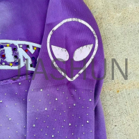 500 gsm Cotton Oversized Zip-Up Hoodie with Screen Print