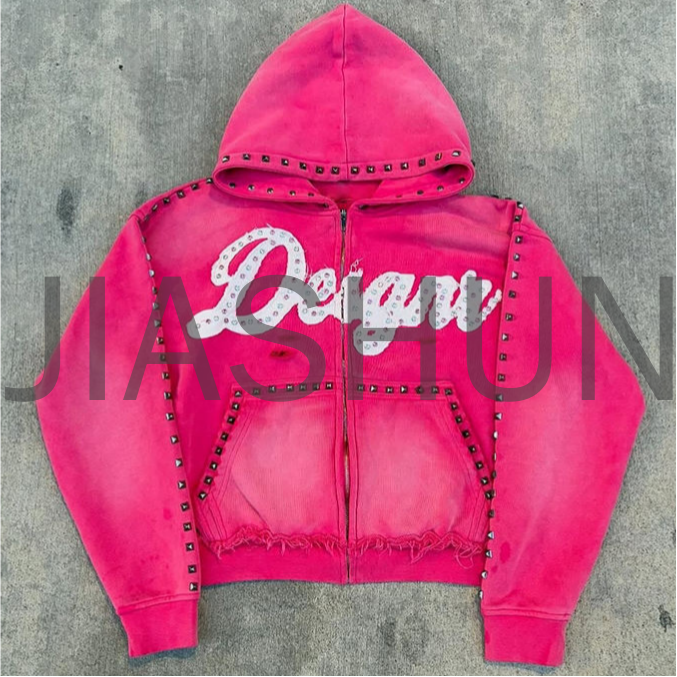 Custom Oversized Vintage Hoodie · 450 gsm · Embroidery
