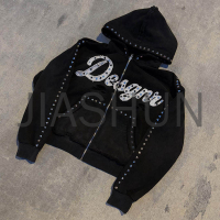 Custom Oversized Vintage Hoodie · 450 gsm · Embroidery