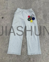 Distressed Washed Oversized Zip-Up Hoodie Sweatpants Set